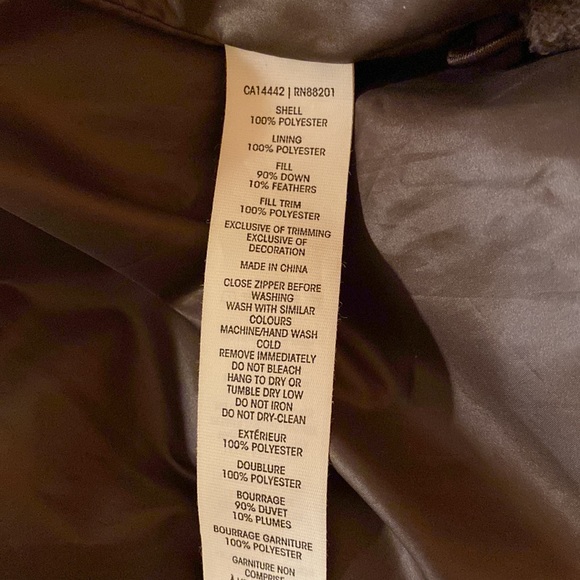 Sleek and sporty suede like puffer by MPG made with 90% DOWN. Brand new - Picture 10 of 10